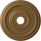 Ekena Millwork Cole PVC Ceiling Medallion (Fits Canopies up to 5 1/8"), Metallic Gold Rush, 19"OD x 3 1/2"ID x 1"P CMP19COCGH - alternate 1
